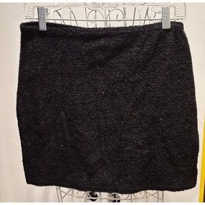 Exact Change Black Skirt Size Large 28" X 15"